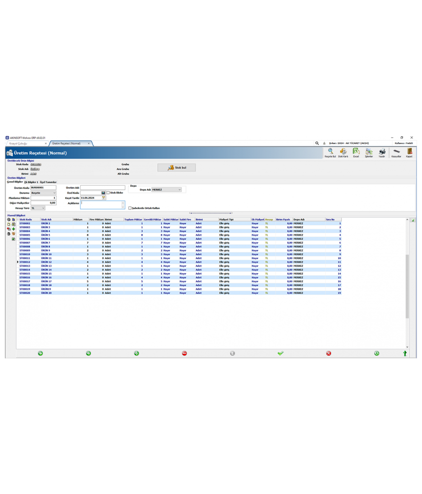 Akınsoft Wolvox MRP