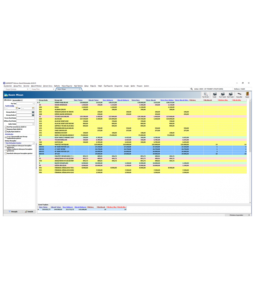 Akınsoft Genel Muhasebe