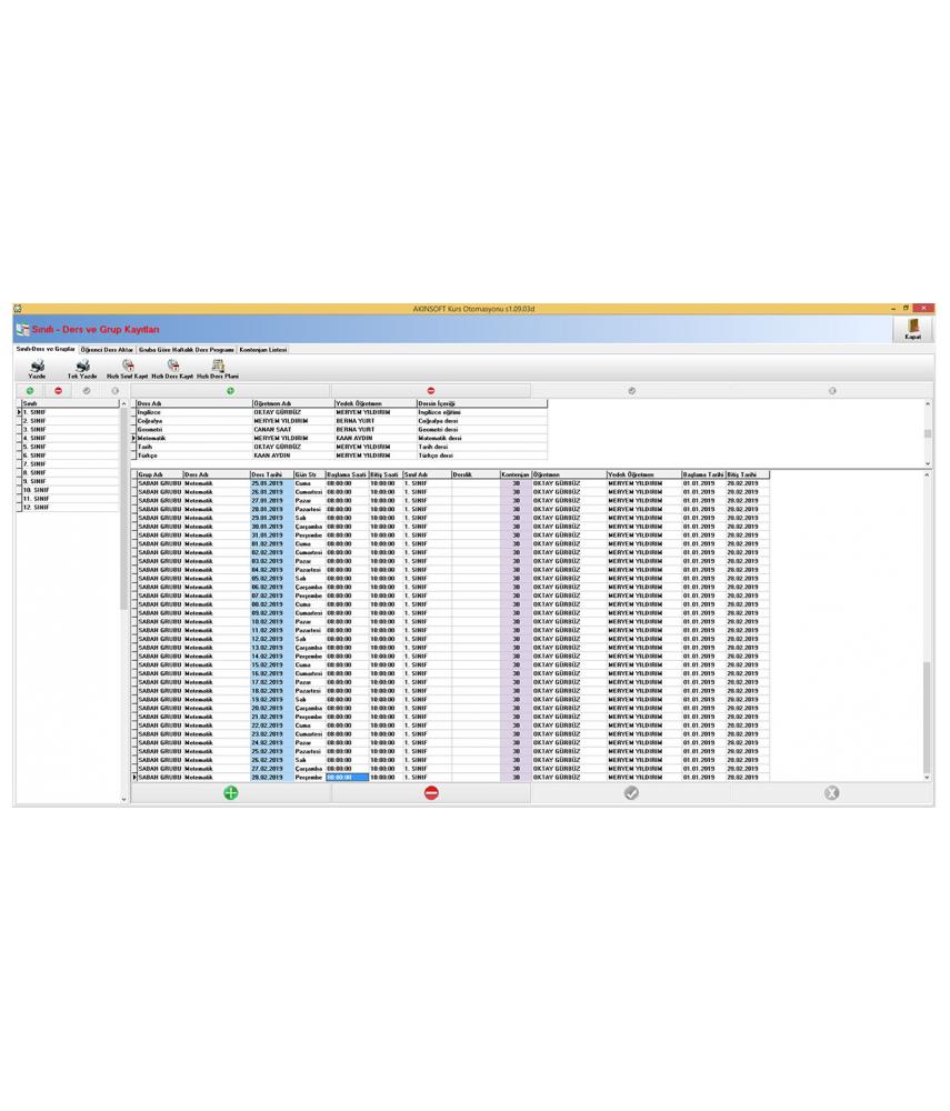 Akınsoft Kurs Otomasyonu