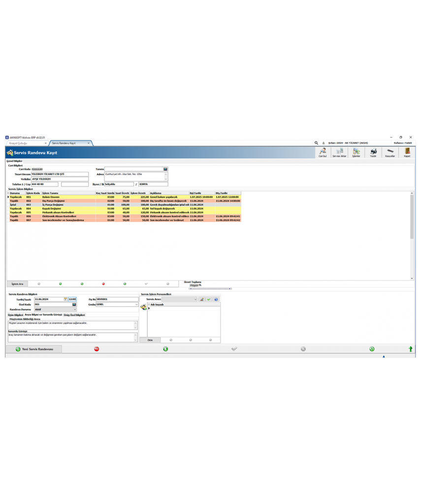 Akınsoft Wolvox MRP