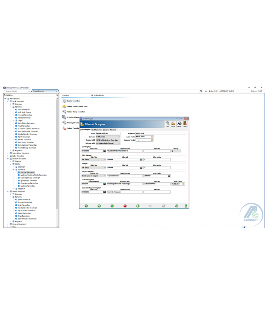 Akınsoft Wolvox ERP