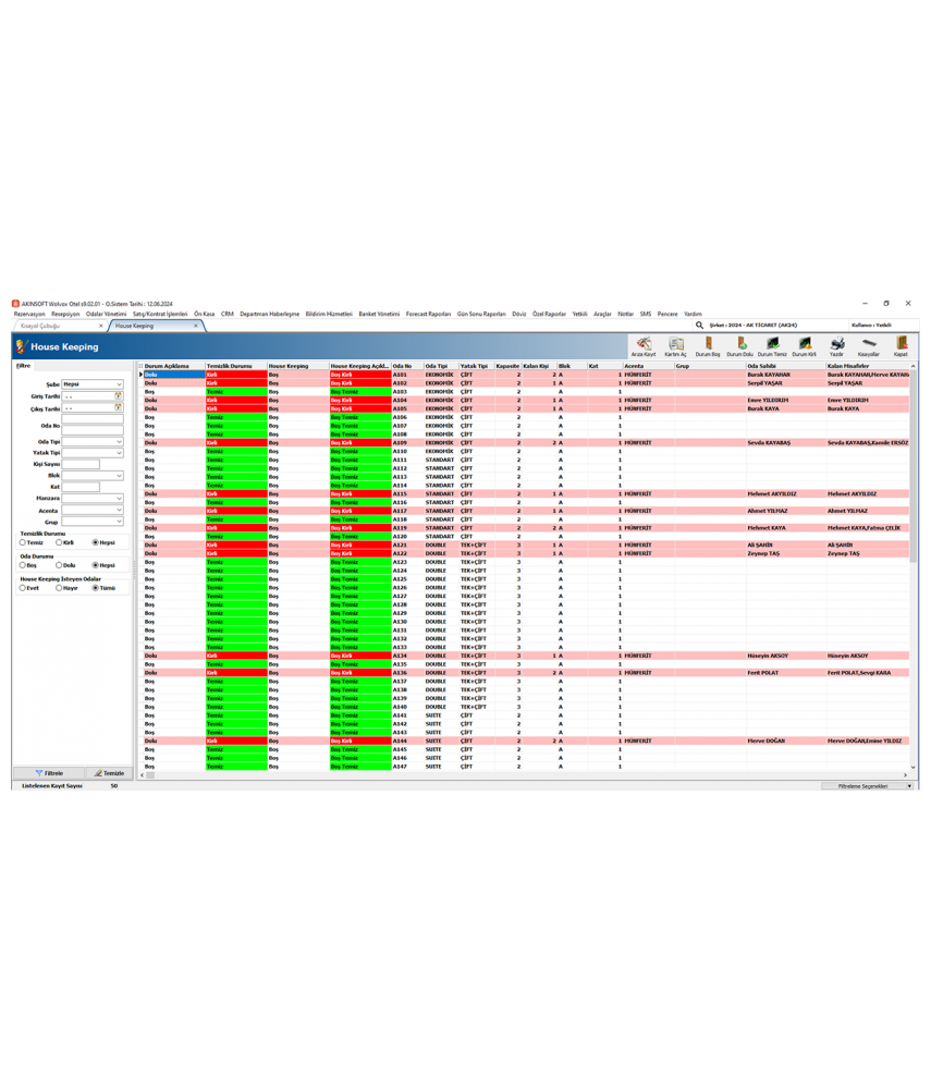 Akınsoft Otel Yönetimi