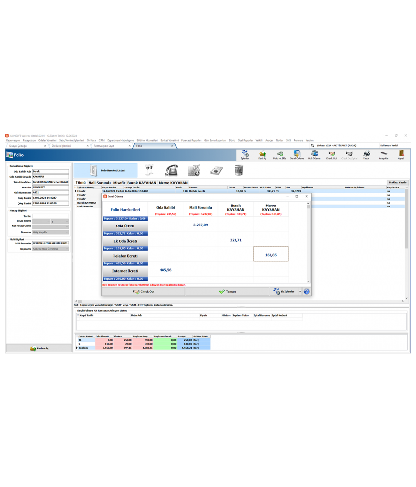 Akınsoft Otel Yönetimi