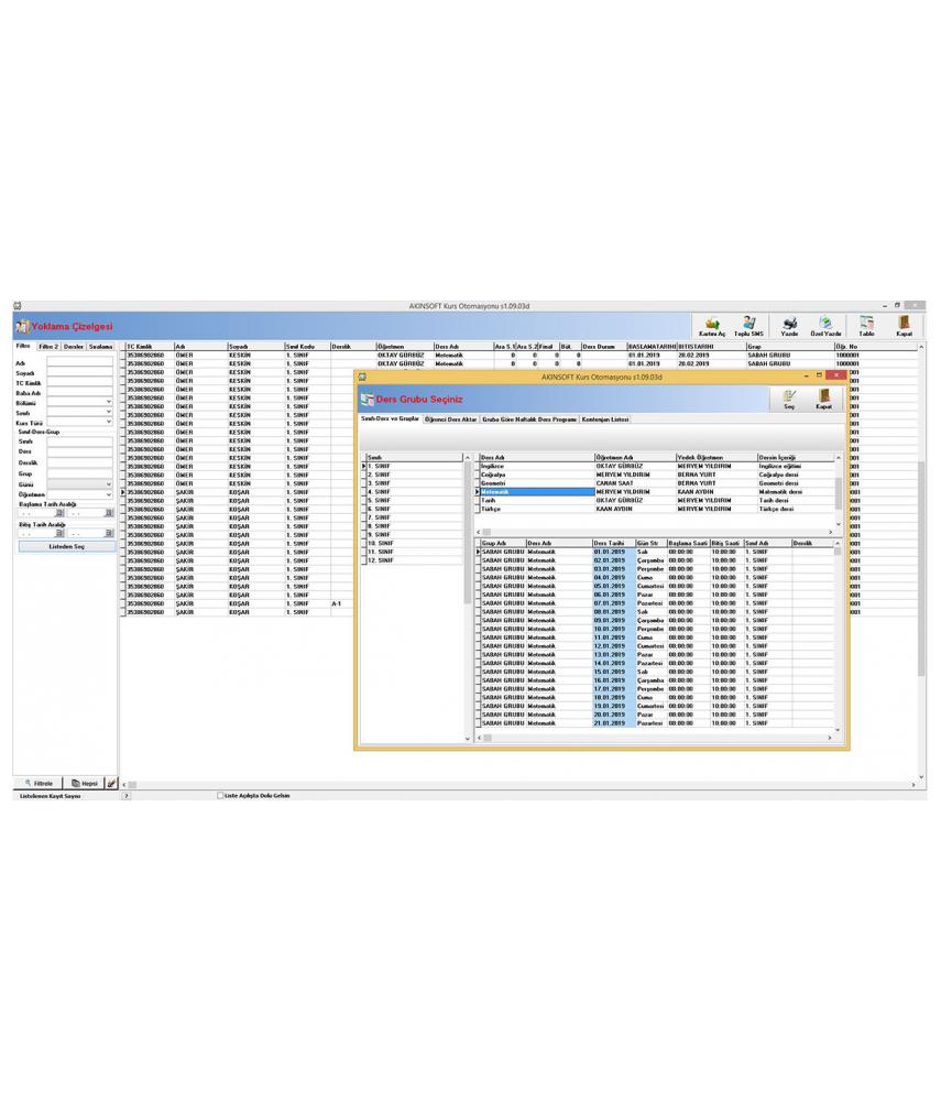 Akınsoft Kurs Otomasyonu