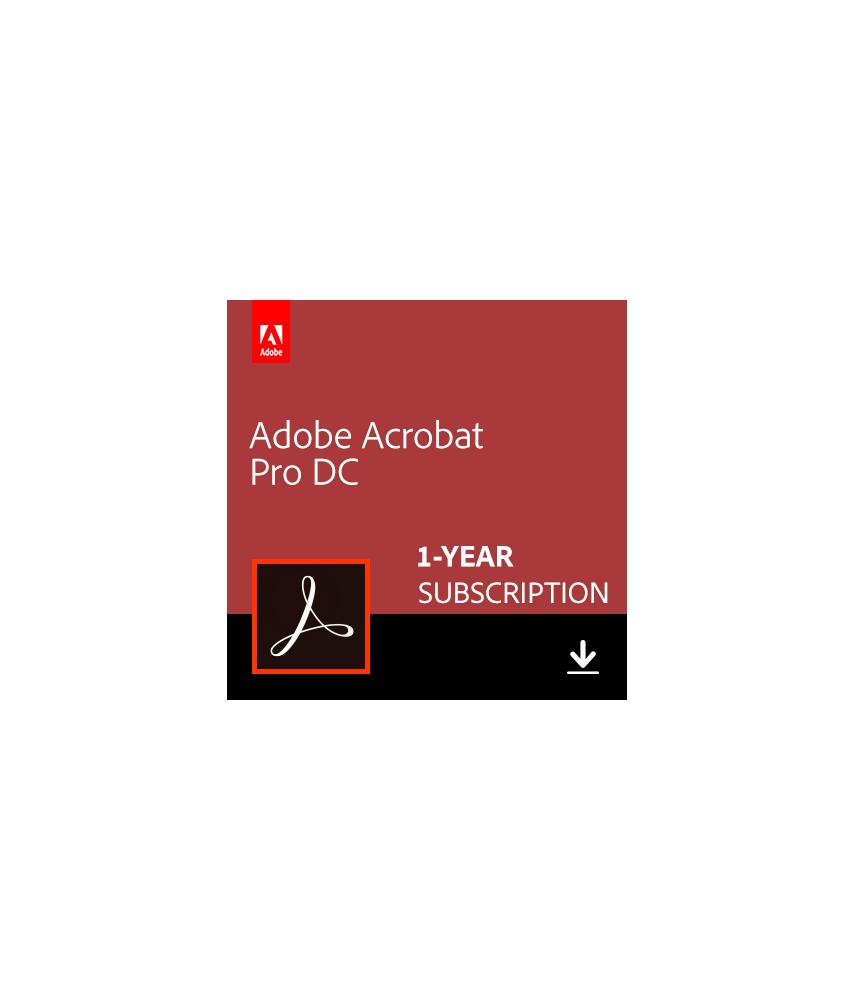 Adobe Acrobat Pro DC, 1 Yıl
