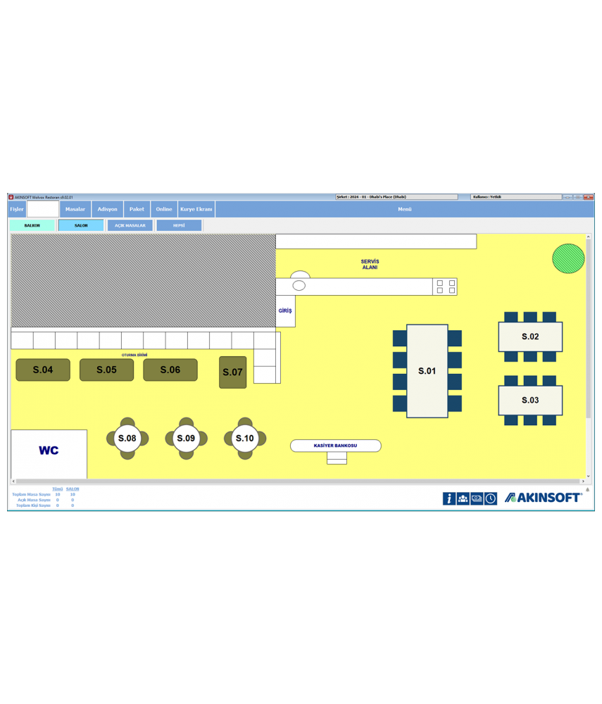 Akınsoft Restoran Yönetimi
