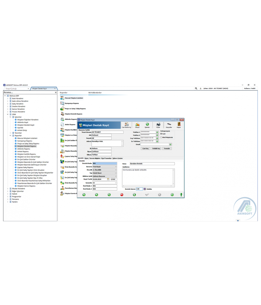 Akınsoft CRM Çözümleri
