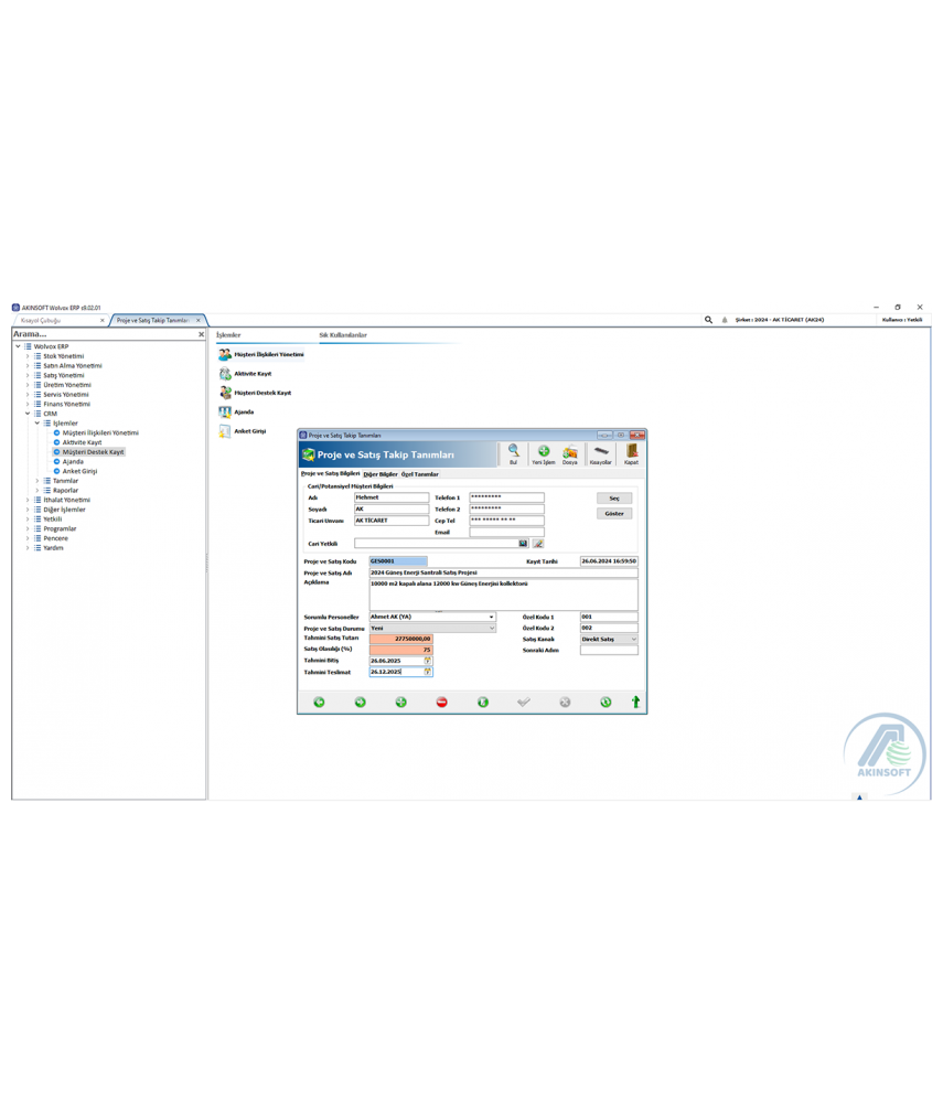 Akınsoft CRM Çözümleri