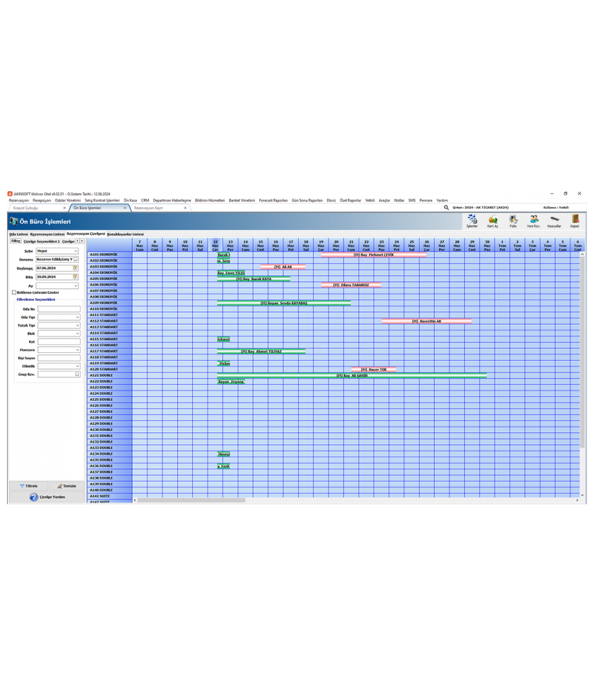Akınsoft Otel Yönetimi