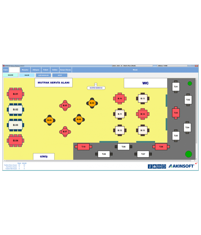 Akınsoft Restoran Yönetimi