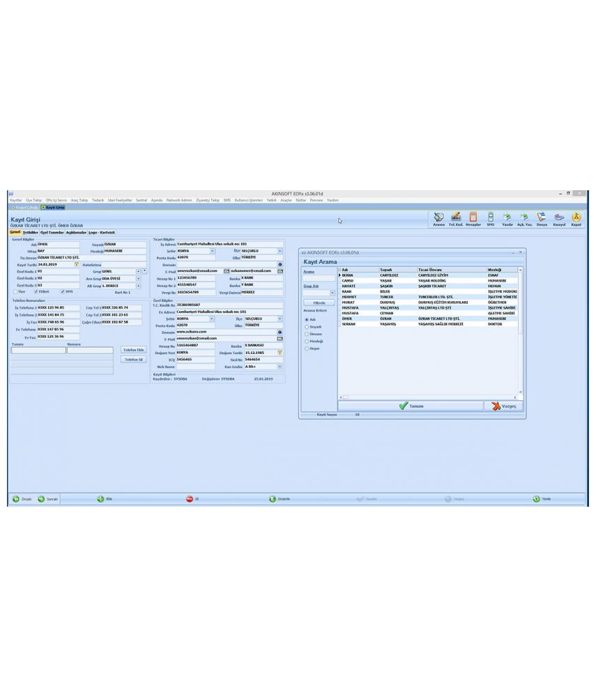 Akınsoft E-Ofis (Ofis ve Veri Yönetimi )
