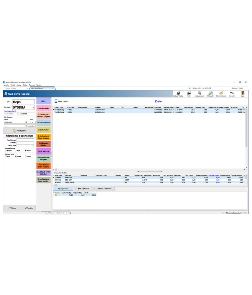 Akınsoft Hızlı Satış