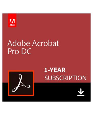 Adobe Acrobat Pro DC, 1 Yıl