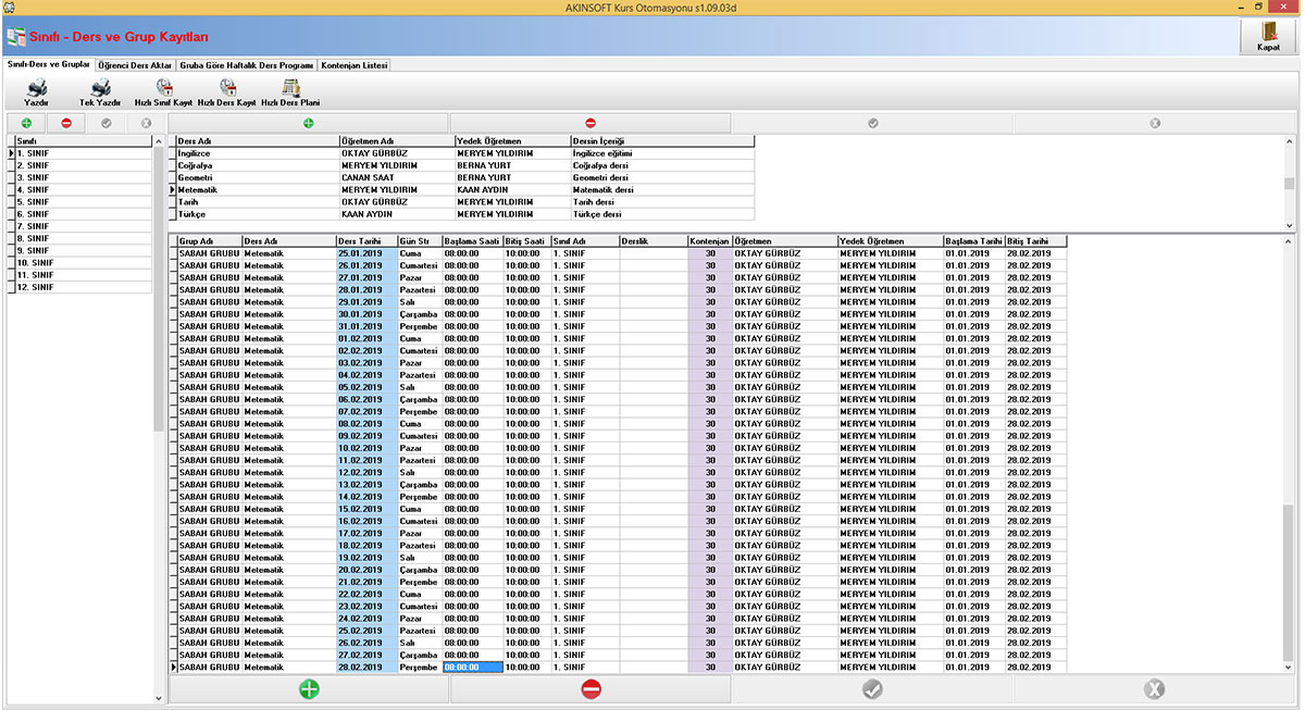 Akınsoft Kurs Otomasyonu