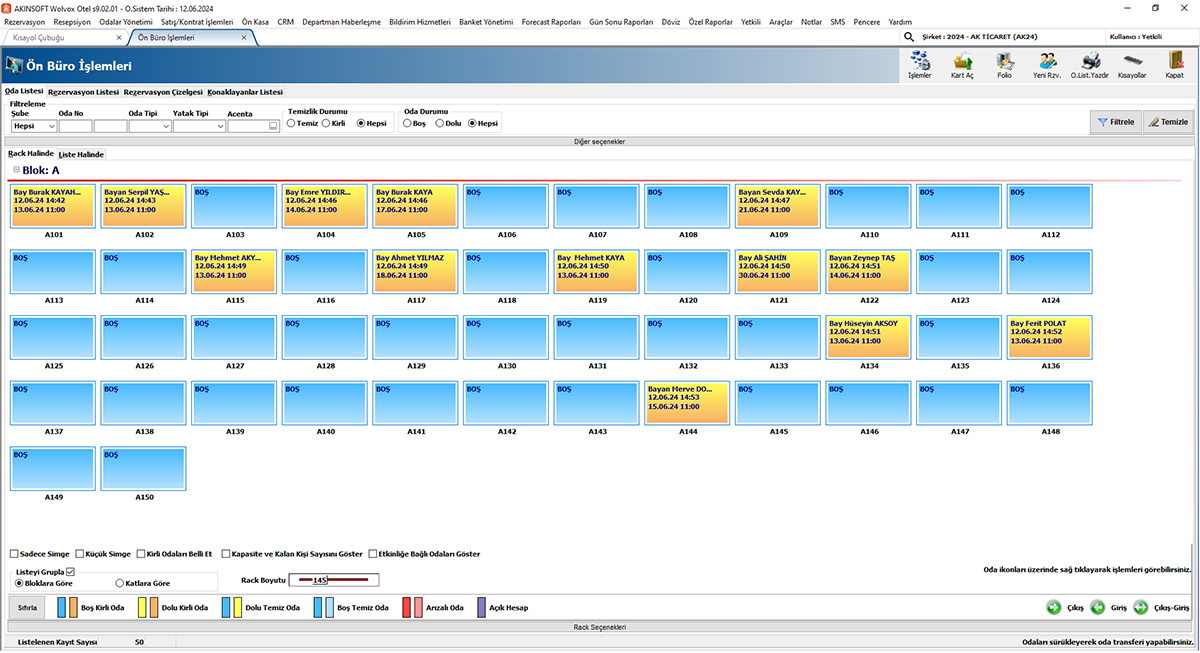 Akınsoft Otel Yönetimi