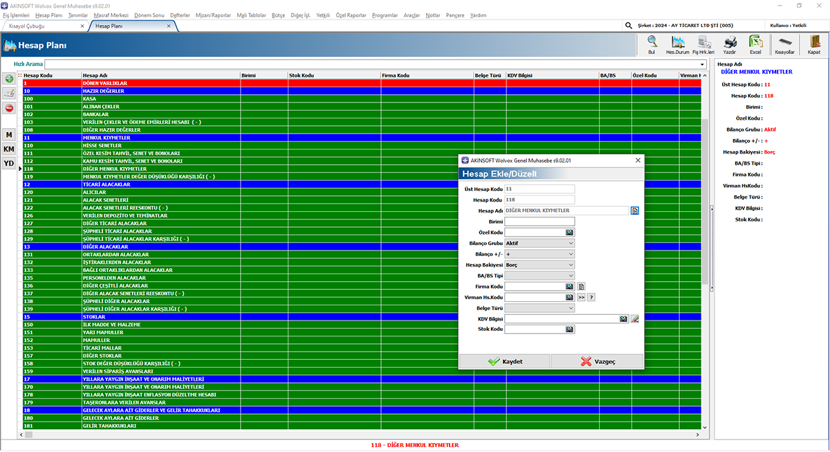 Akınsoft Genel Muhasebe