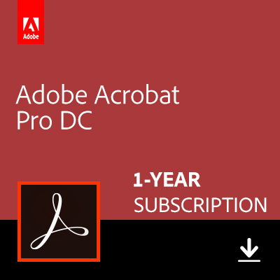 Adobe Acrobat Pro DC, 1 Yıl