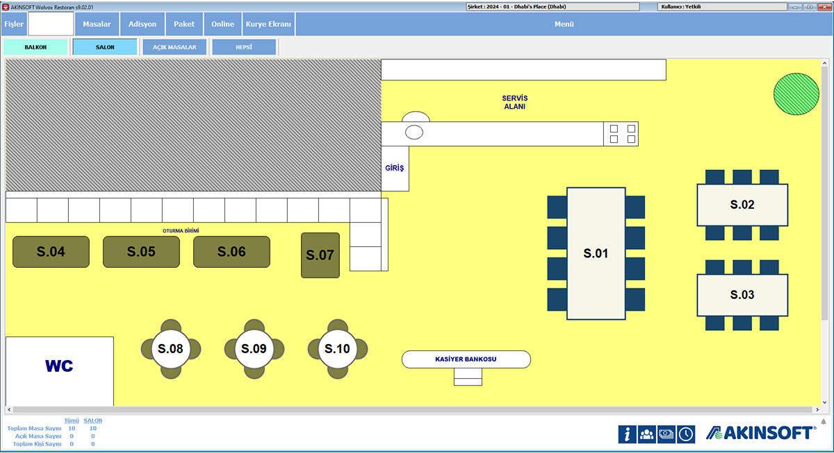 Akınsoft Restoran Yönetimi