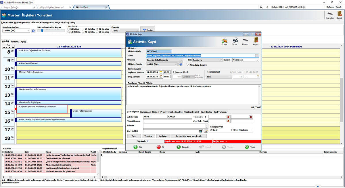 Akınsoft CRM Çözümleri