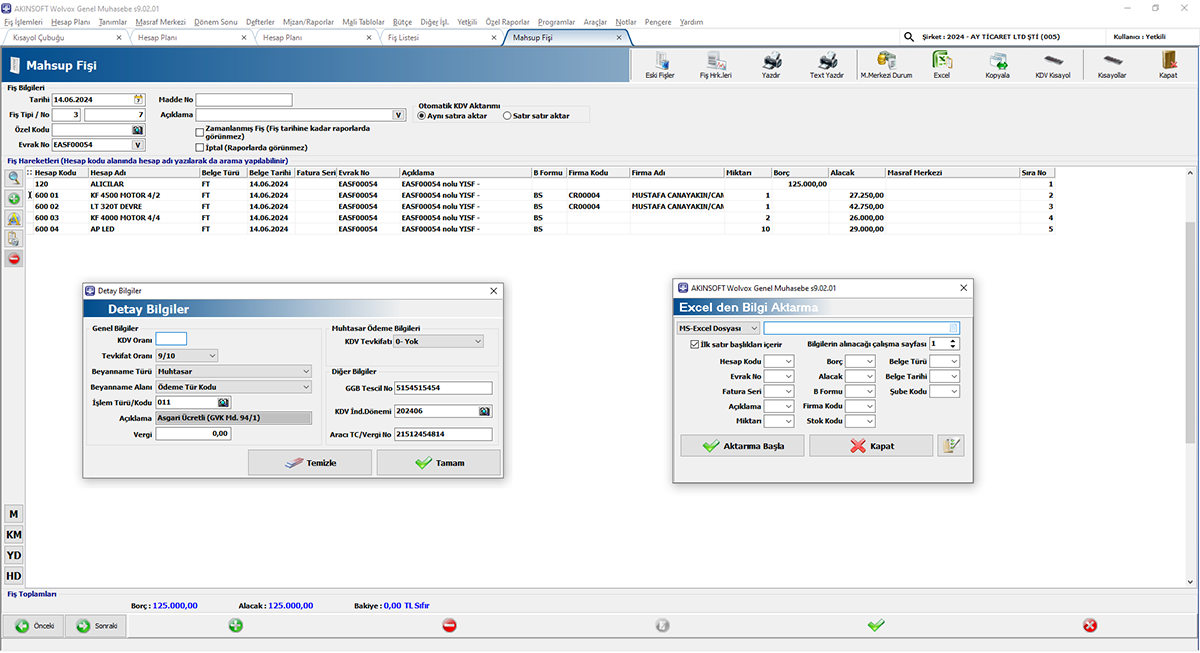 Akınsoft Genel Muhasebe