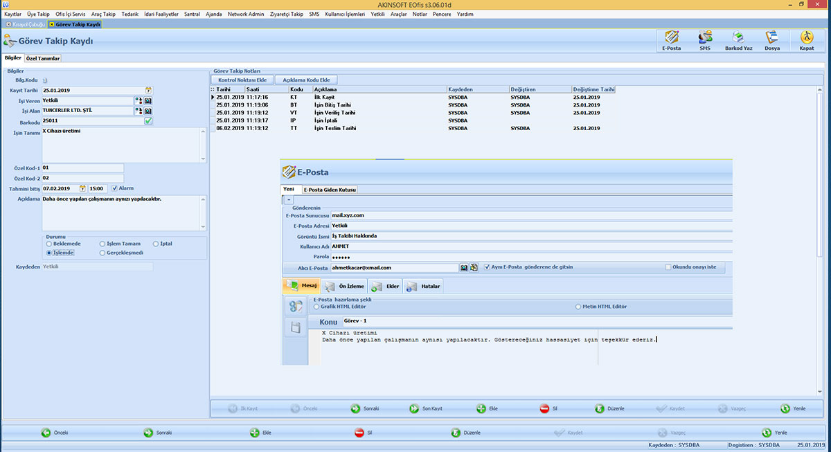 Akınsoft E-Ofis (Ofis ve Veri Yönetimi )