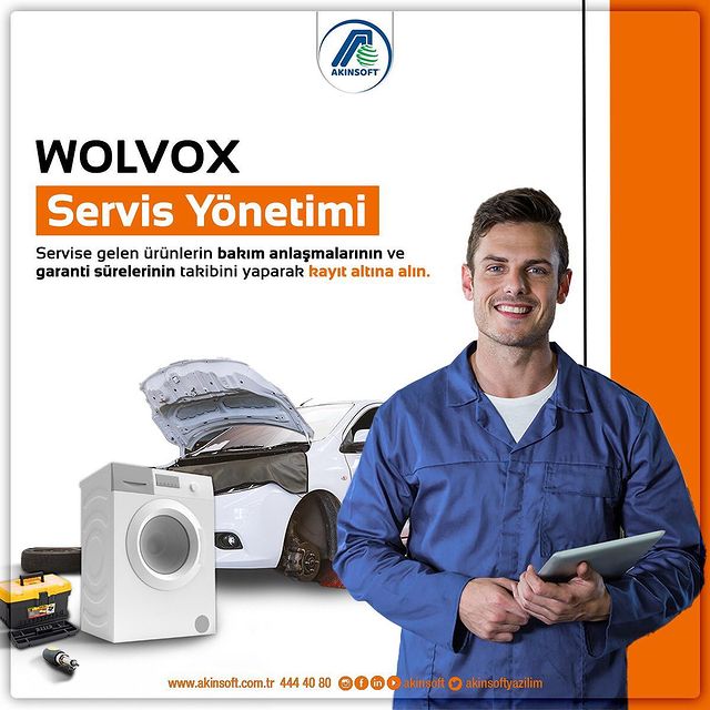 AKINSOFT Wolvox Servis Yönetimi 2