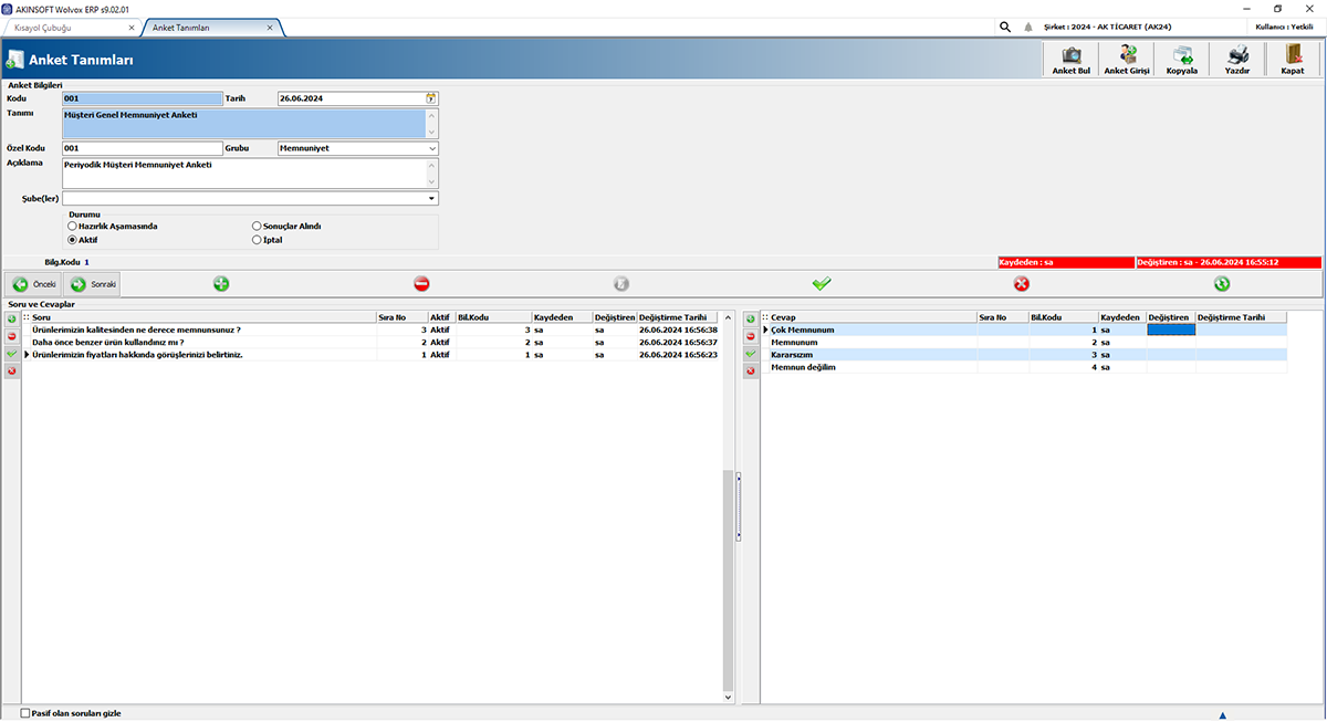 Akınsoft CRM Çözümleri