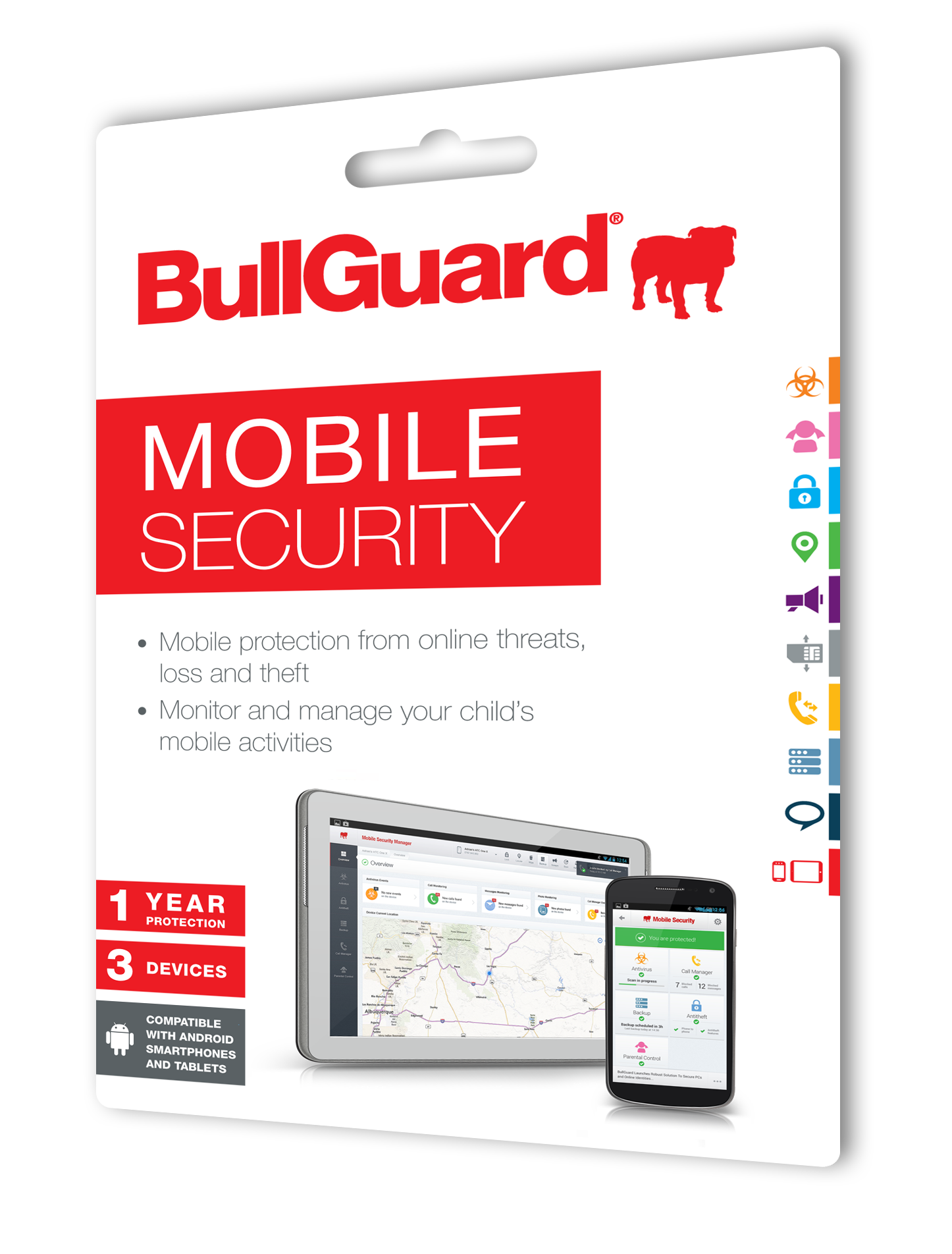 Bullguard Antivirüs Mobile Security 1 Yıl 3 Cihaz