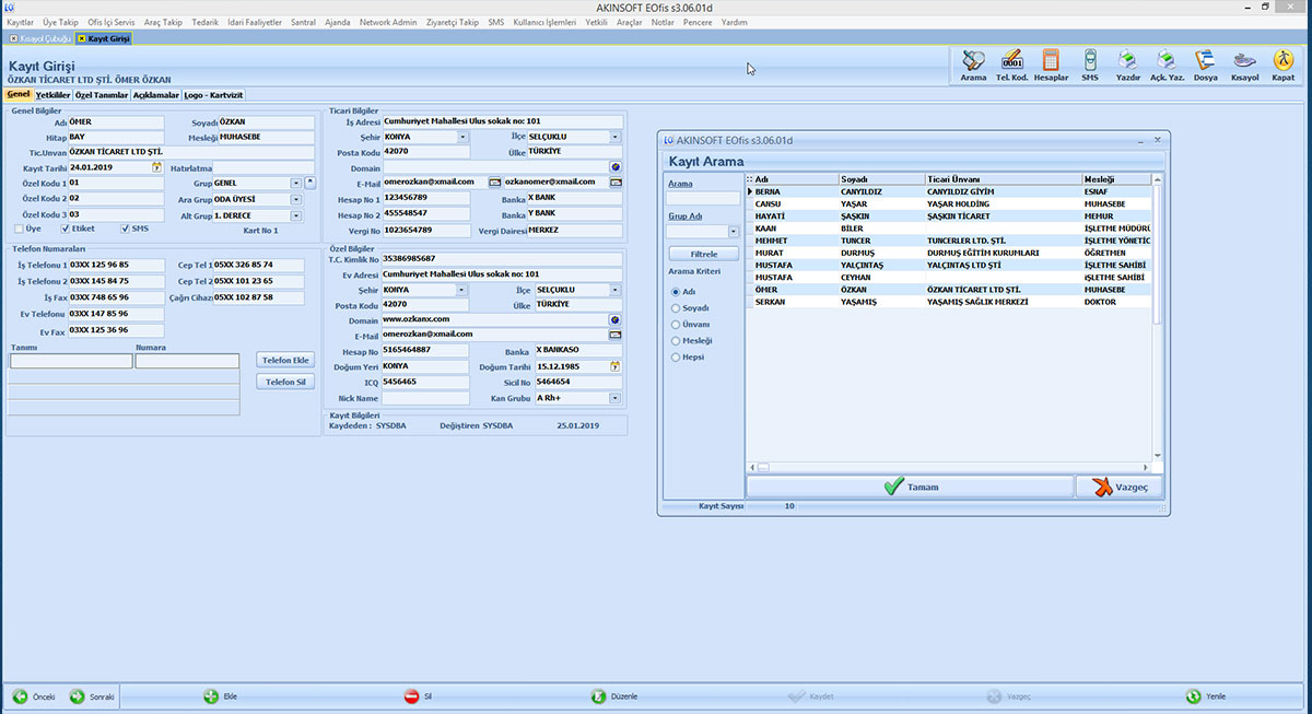 Akınsoft E-Ofis (Ofis ve Veri Yönetimi )