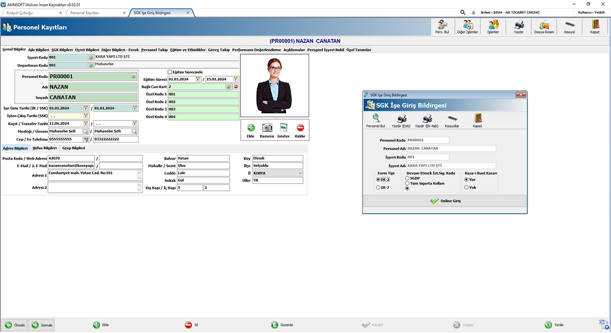 Akınsoft Wolvox HRM