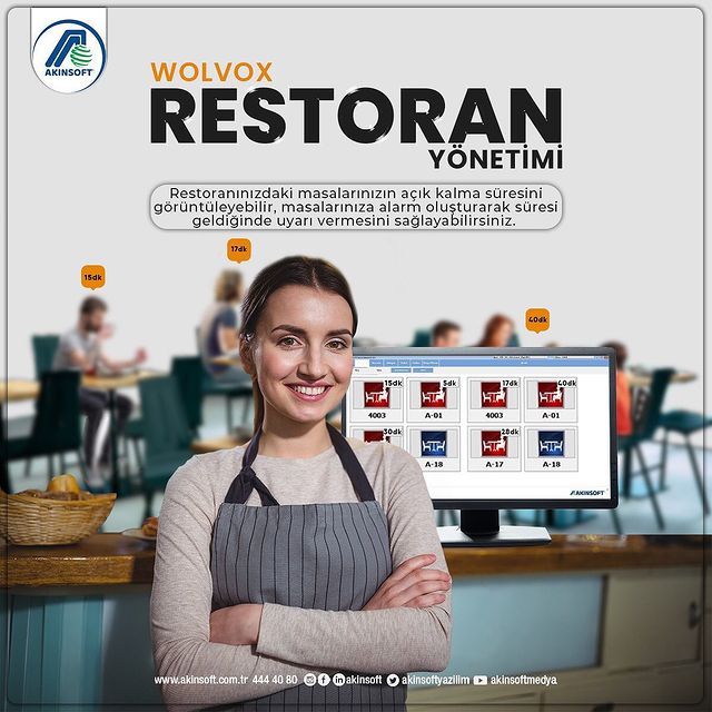 AKINSOFT Wolvox Restoran Yönetimi